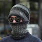 Men's New Fashion Winter Warm Beanie Hat And Scarf Set, Knitted Skull Cap Neck Warmer